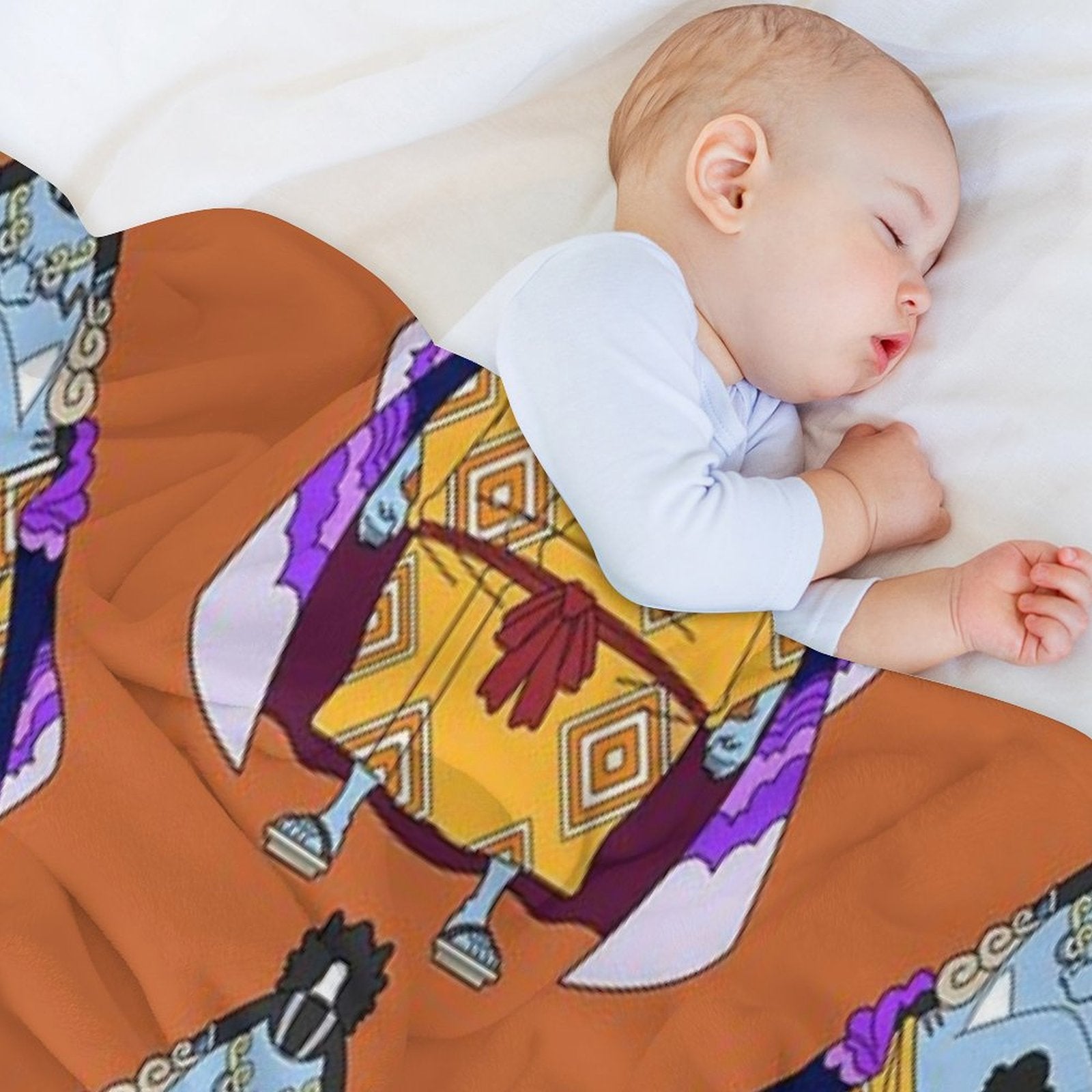 Jinbe (Wanokuni) Anti-pilling Throw Blanket
