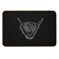 Scottish Highland Cow  Long-Lasting Bath Mat