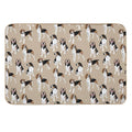 Treeing Walker Coonhound on Tan  Multi-Purpose Bath Mat