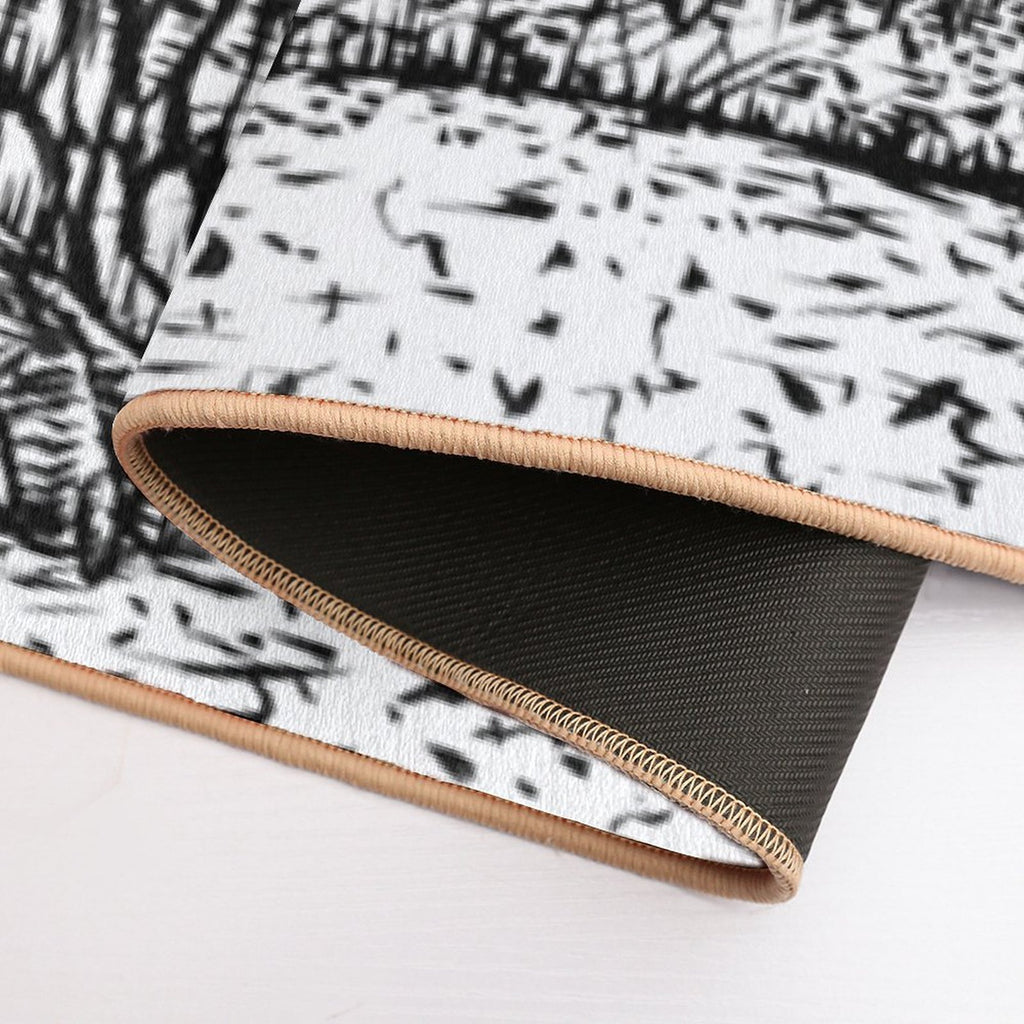 INK CROCODILE .1  Toxin-Free Bath Mat