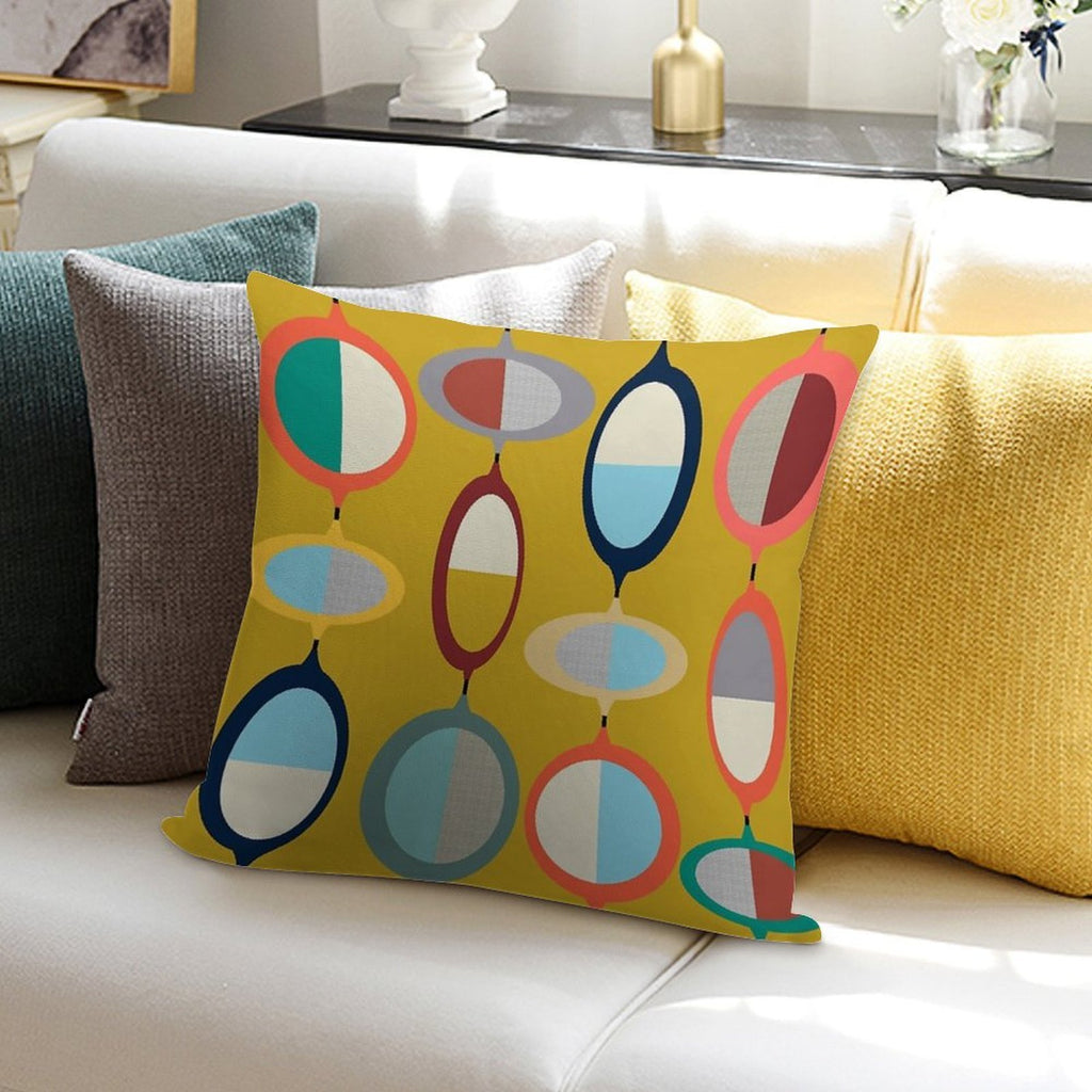 Mid-Century Modern #3 Soft Gift Ready Throw Pillow