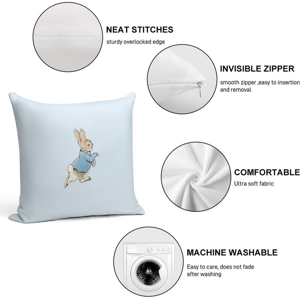 PETER RABBIT Soft Home Decor Throw Pillow
