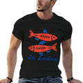 Les Sardines Fisherman Aesthetic Coastal Sardine Fish  Easy-care T-Shirt