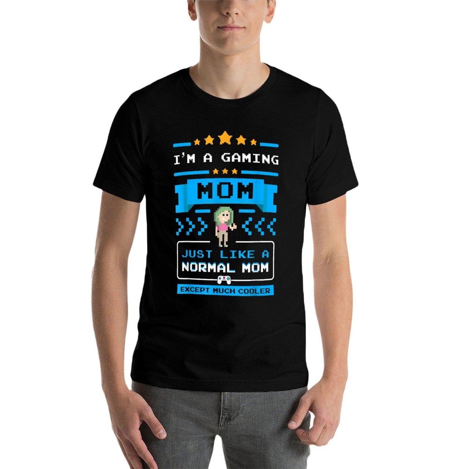 Im A Gaming Mom Funny New Mom Gamer Pregnancy Announcement  Affordable Price T-Shirt