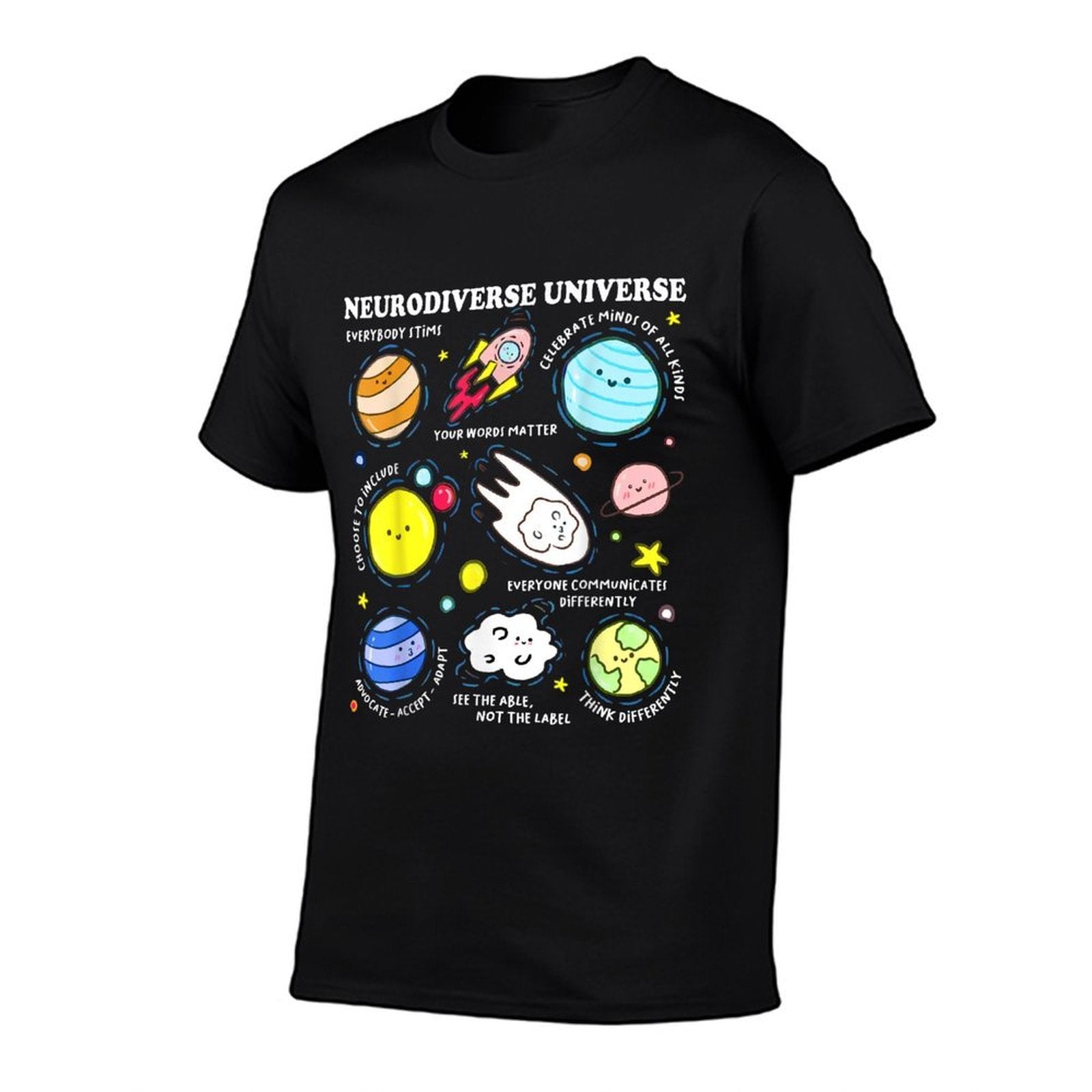 Kids Autism Awareness Neurodiverse Universe Neurodiversity  Breathable T-Shirt