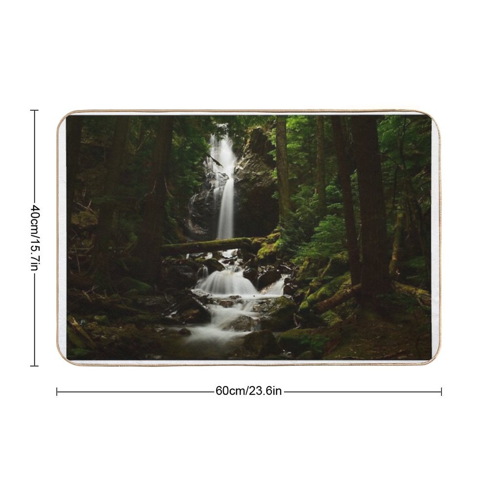 Cedar Hollow Falls  High-Traffic Bath Mat