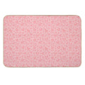 Cute Sweet Pink Hearts As Romantic Seamless Pattern Background Backdrop Wallpaper, Illustration of Love for Valentine's Day Durable Bath Mat