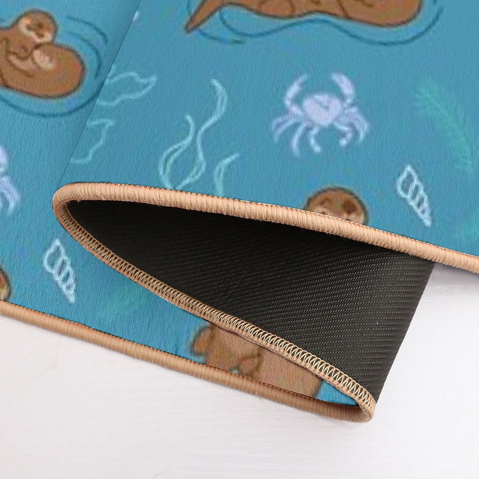 We Love Each Otter  Eco-Friendly Bath Mat