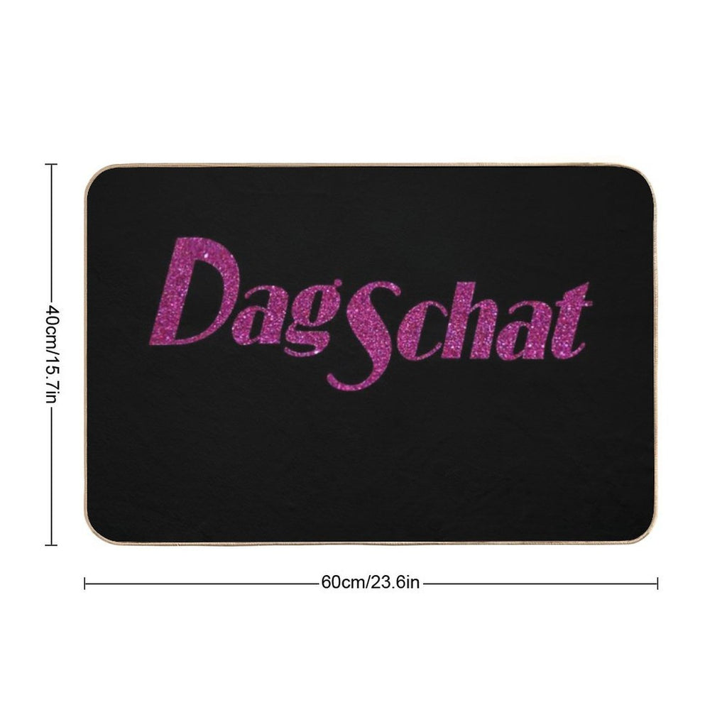 Drag Race Holland - Dag Schat (Bye Hun - Love Hon) - Pink Glitter - Fred Van Leer - RuPaul's  Pet-Safe Bath Mat