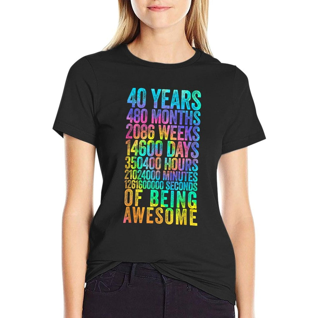 Funny 40th Birthday Old Meter Funny 40 Year Old Gifts  Versatile T-Shirt