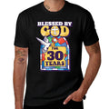 Blessed By God For 30 Years 30th Birthday Religious Theme  Quick-drying T-Shirt
