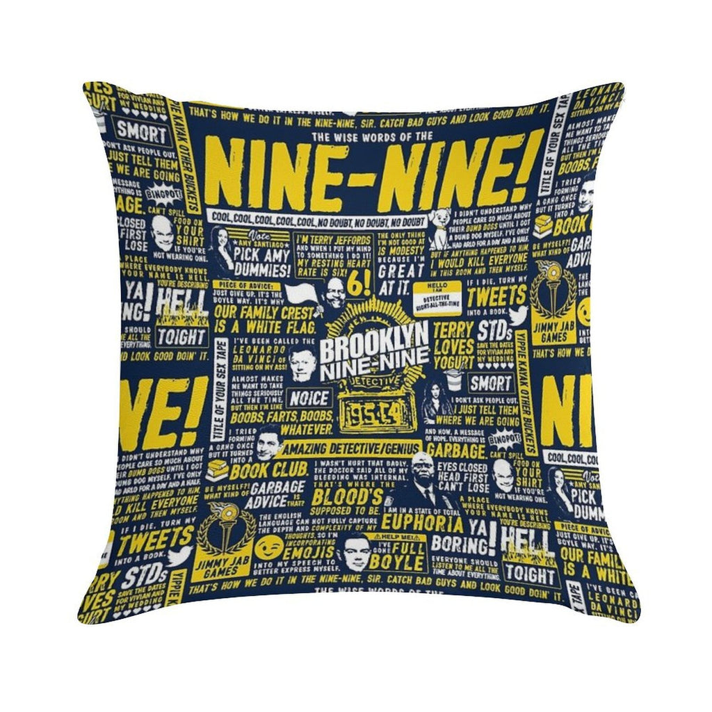 Wise Words of The Nine-Nine Soft Washable Throw Pillow