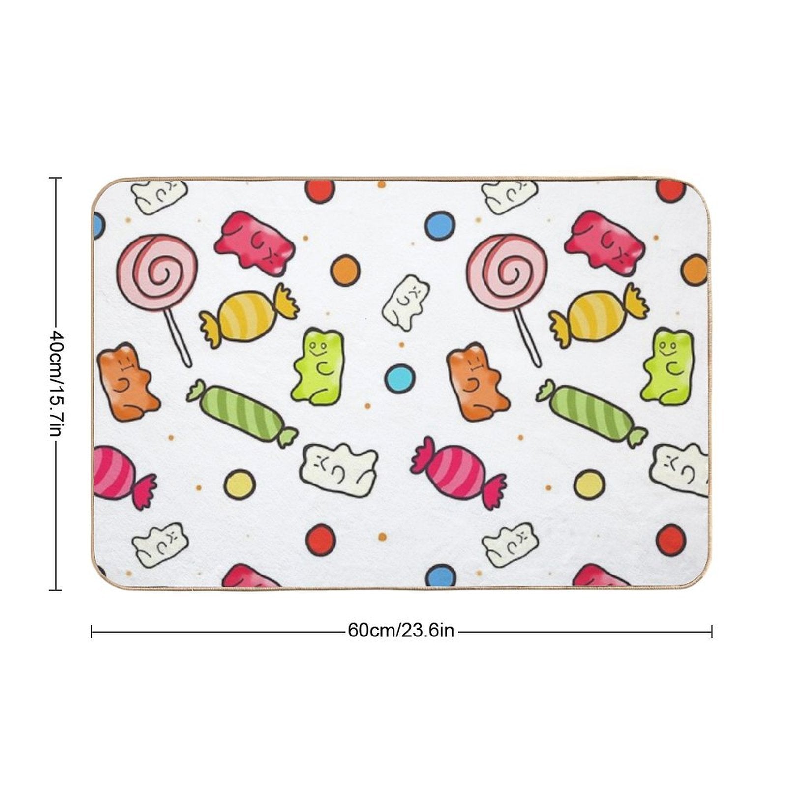 Gummy Bears  Eco-Friendly Bath Mat