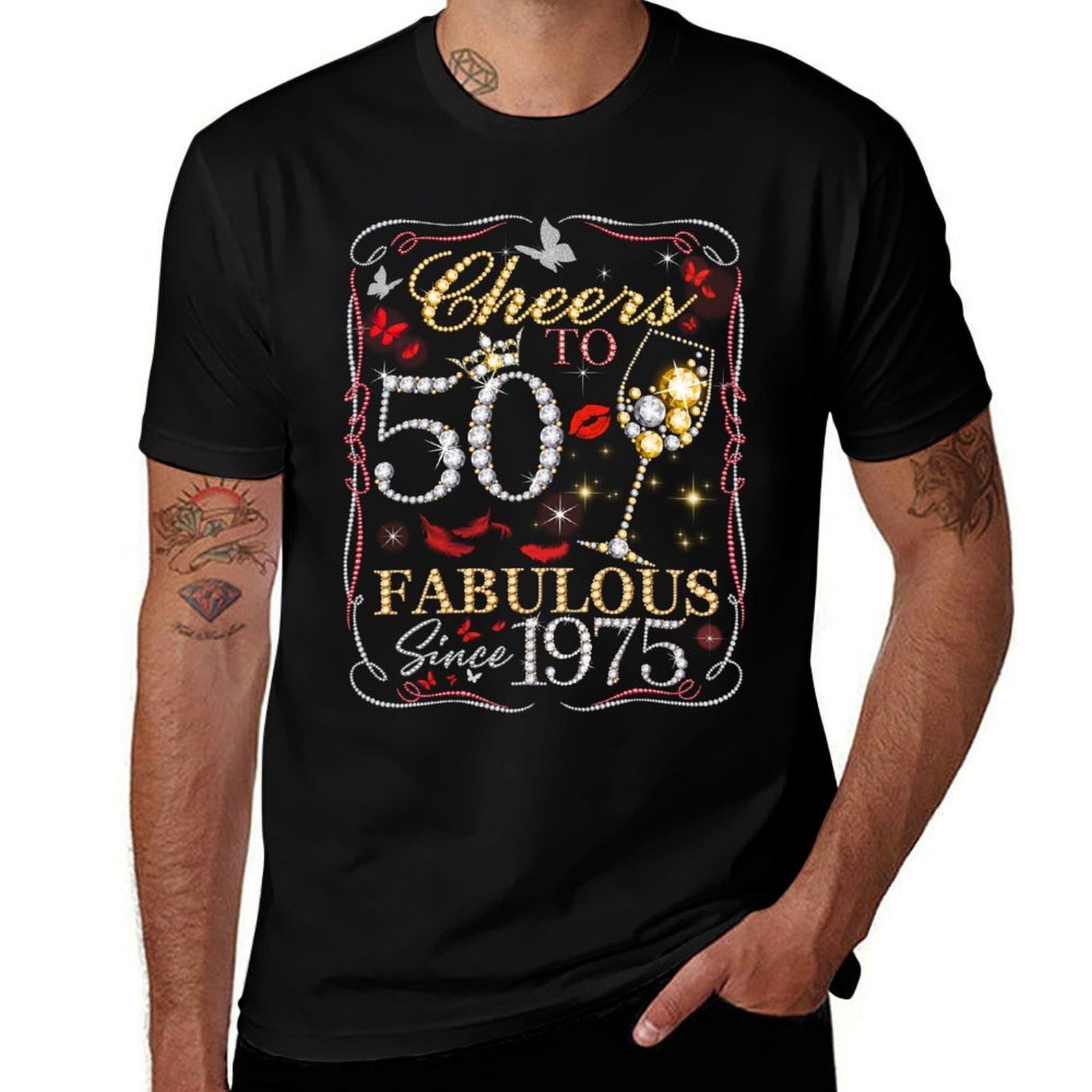 Cheers to 50 Fabulous Since 1975. Women’s 50th Birthday  Versatile T-Shirt