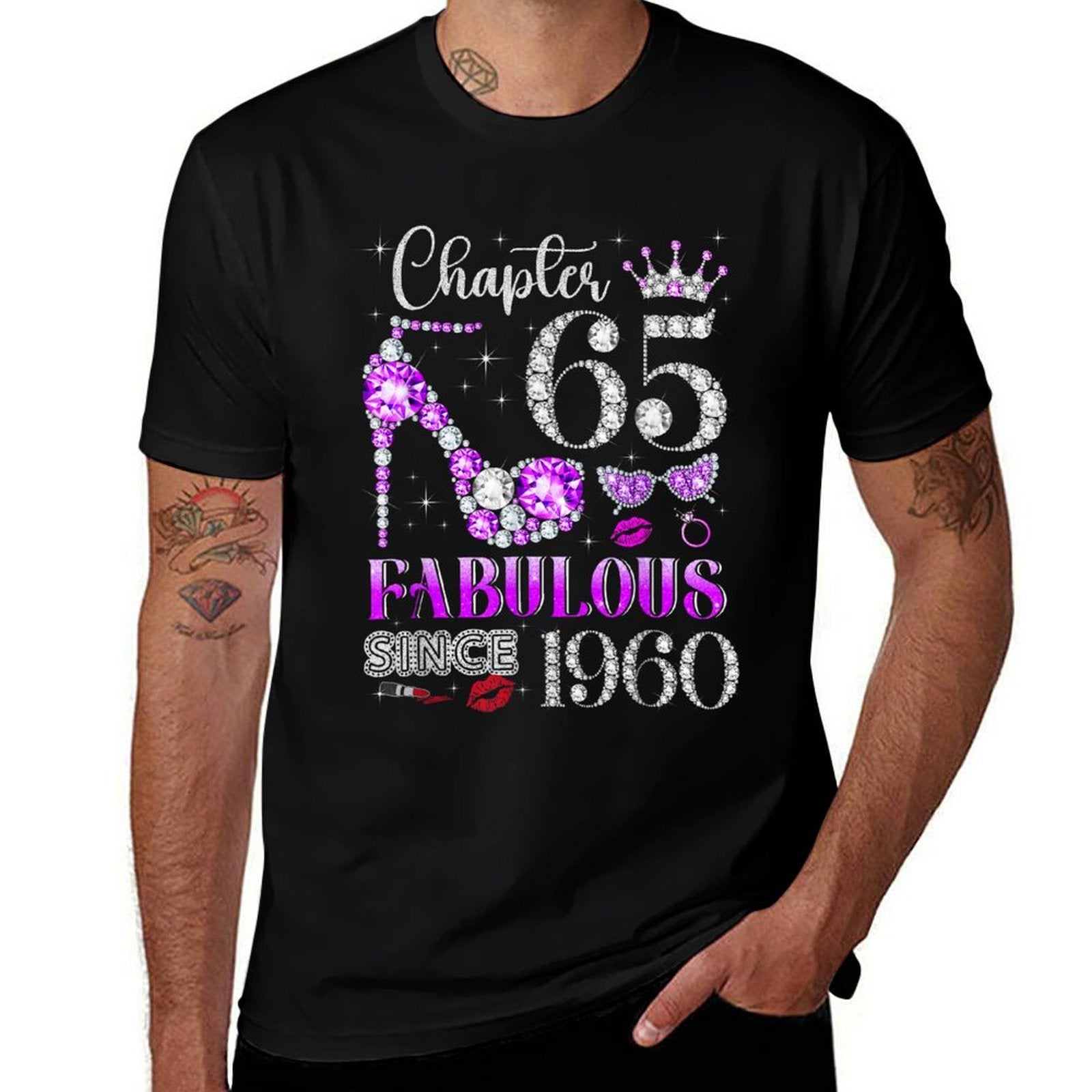 Chapter 65 Fabulous Since 1960 65Th Birthday Women Ladies  Stretchy T-Shirt