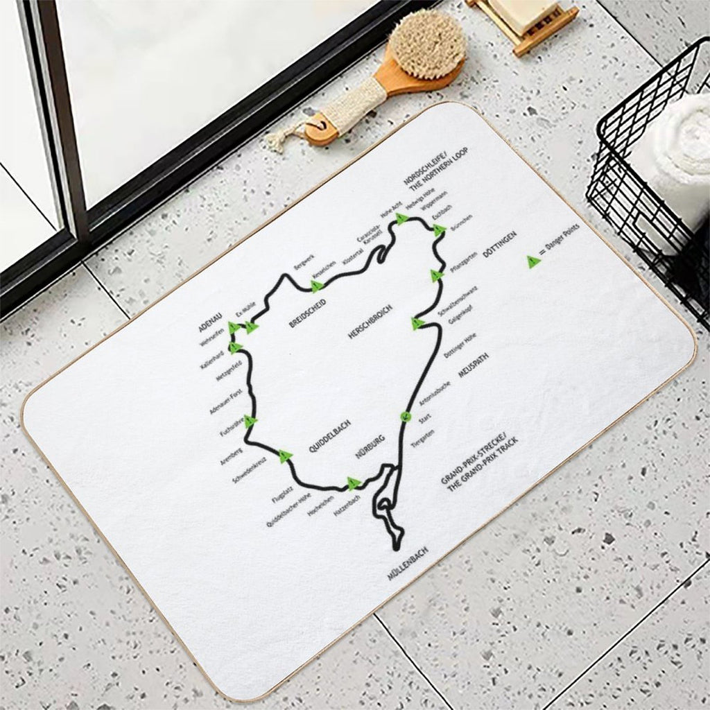 The Green Hell  Non-Slip Bath Mat