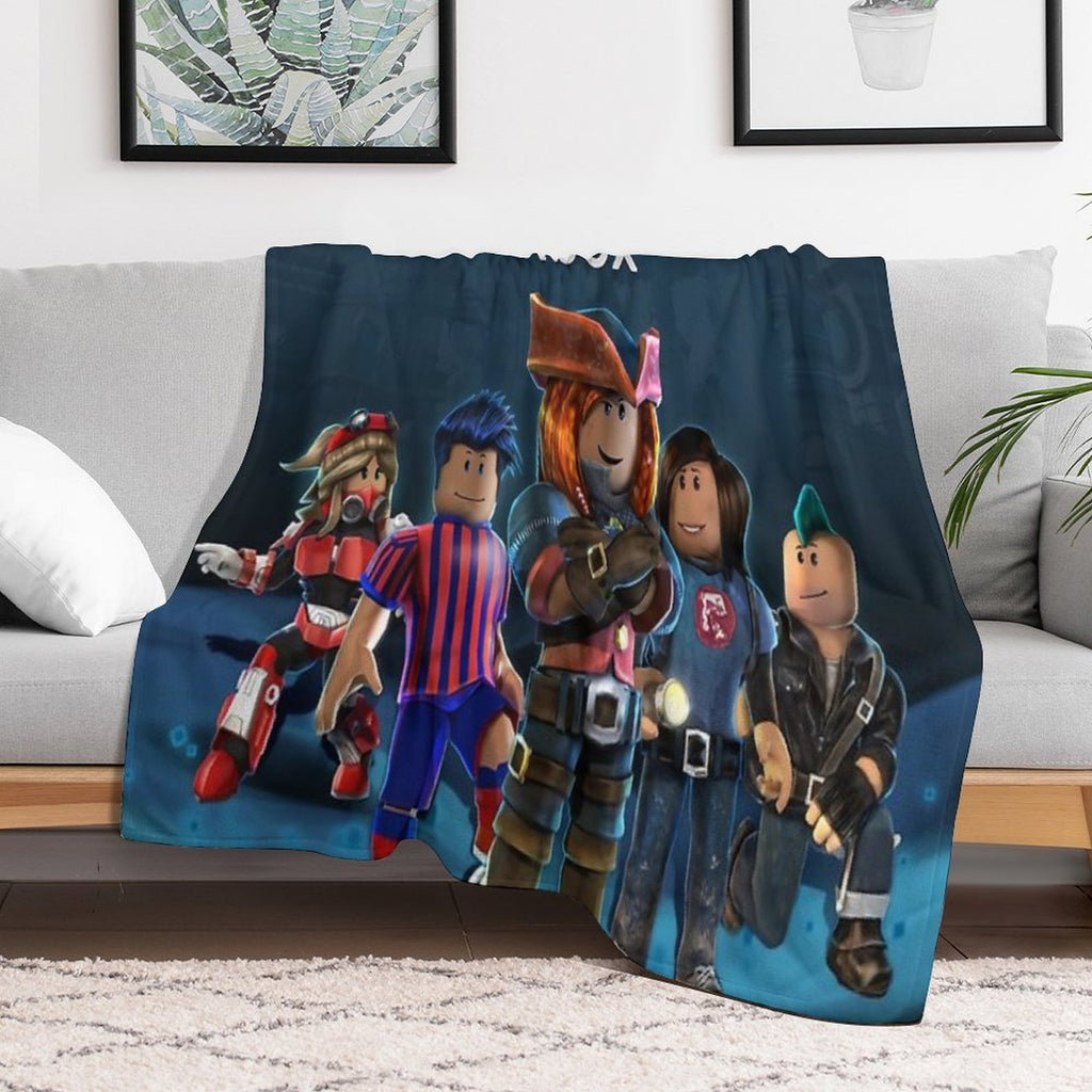 All Characterr Easy Care Throw Blanket