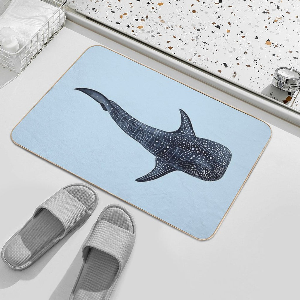 WHALE SHARK II-Rhincodon Typus  Non-Slip Bath Mat