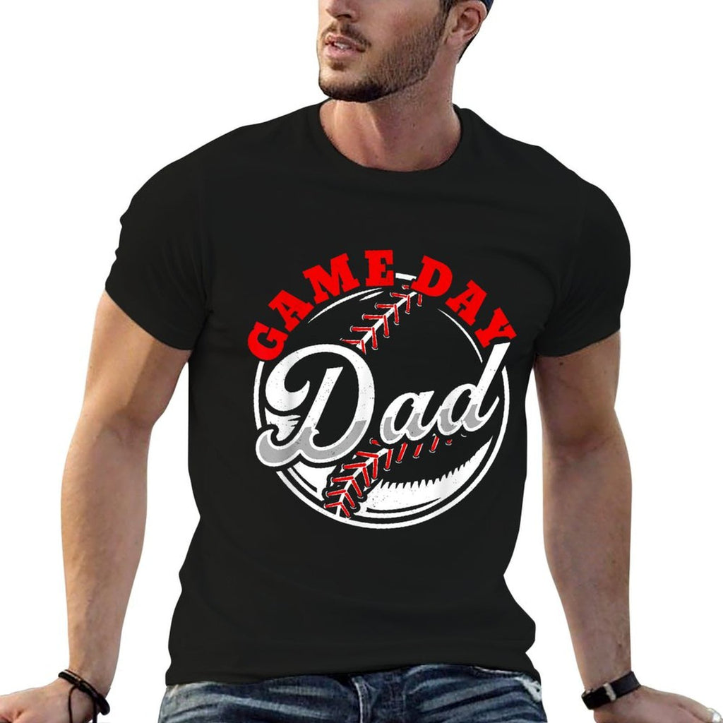 Game Day Dad Proud Baseball Parent Summer Sports League  Versatile T-Shirt