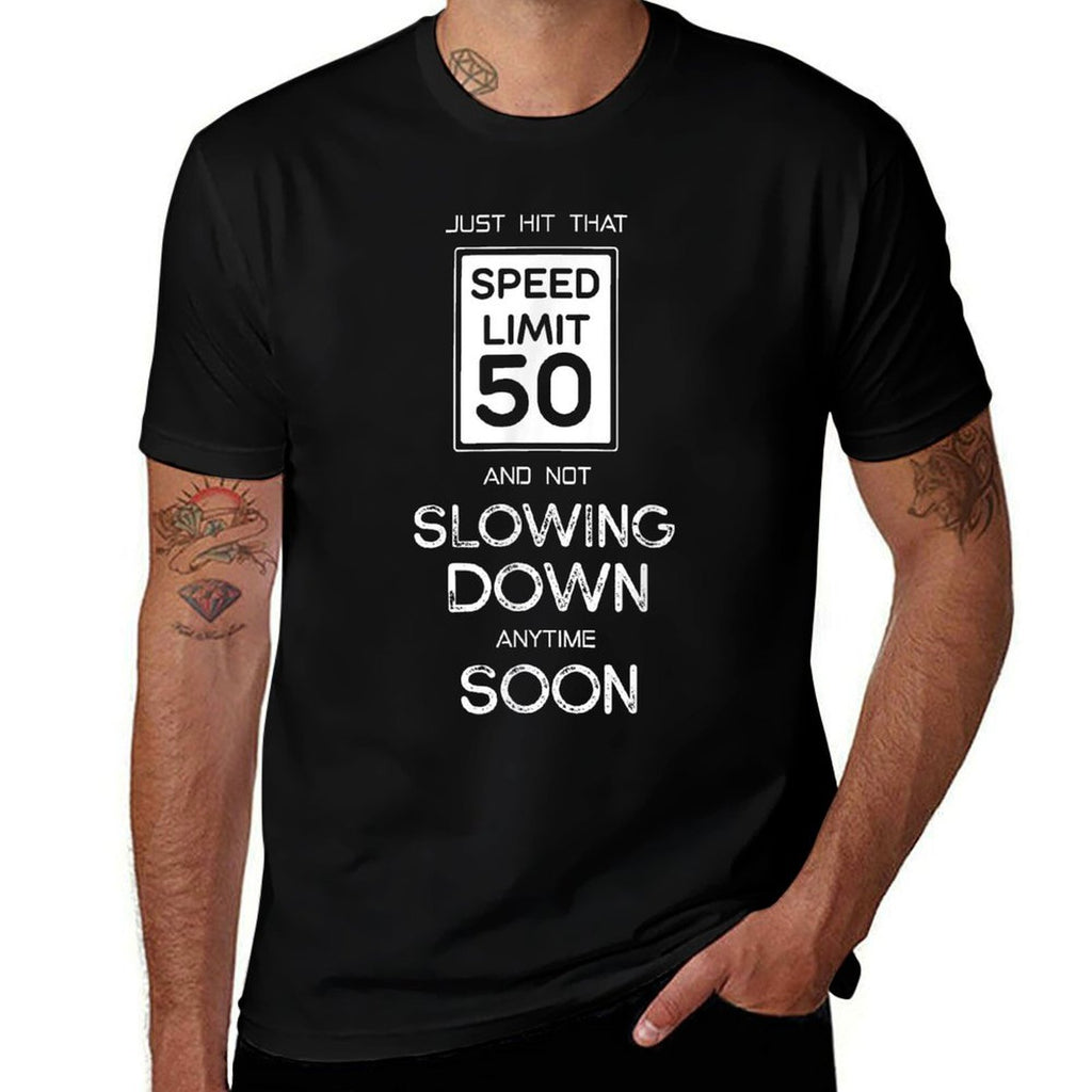50th Funny Birthday  Slim-fit Cut T-Shirt