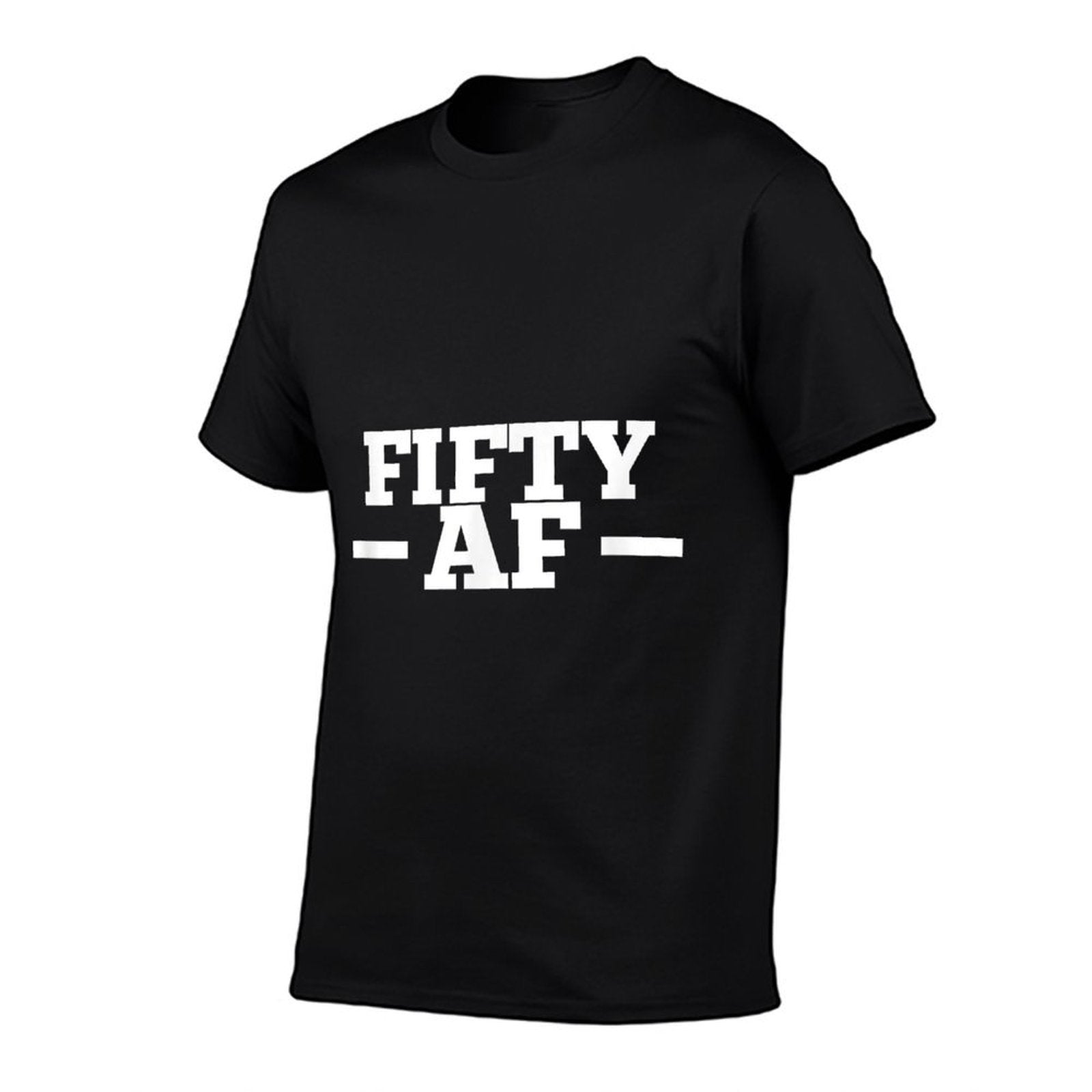 Funny Cheeky 50th Birthday Top 50 AF Rude Old Fifty AF Gym  Easy-care T-Shirt