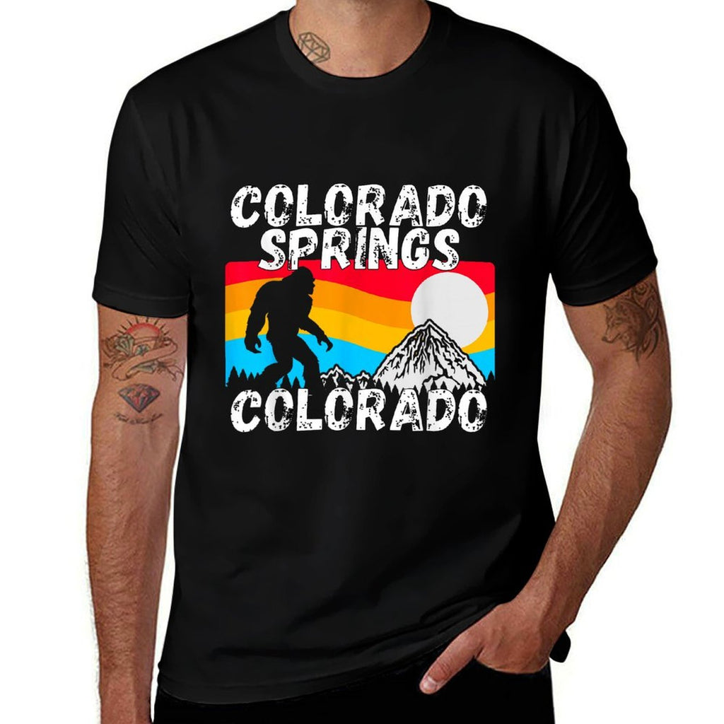 Retro Colorado Springs Colorado Apparel  Versatile T-Shirt