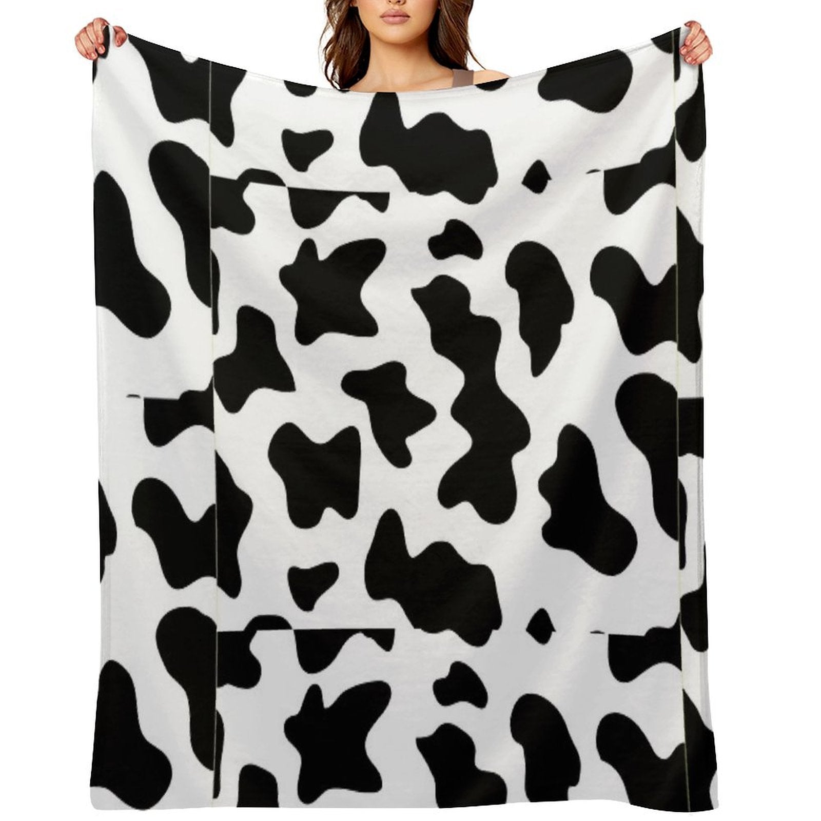 Cow Print Fabulous Travel-friendly Throw Blanket