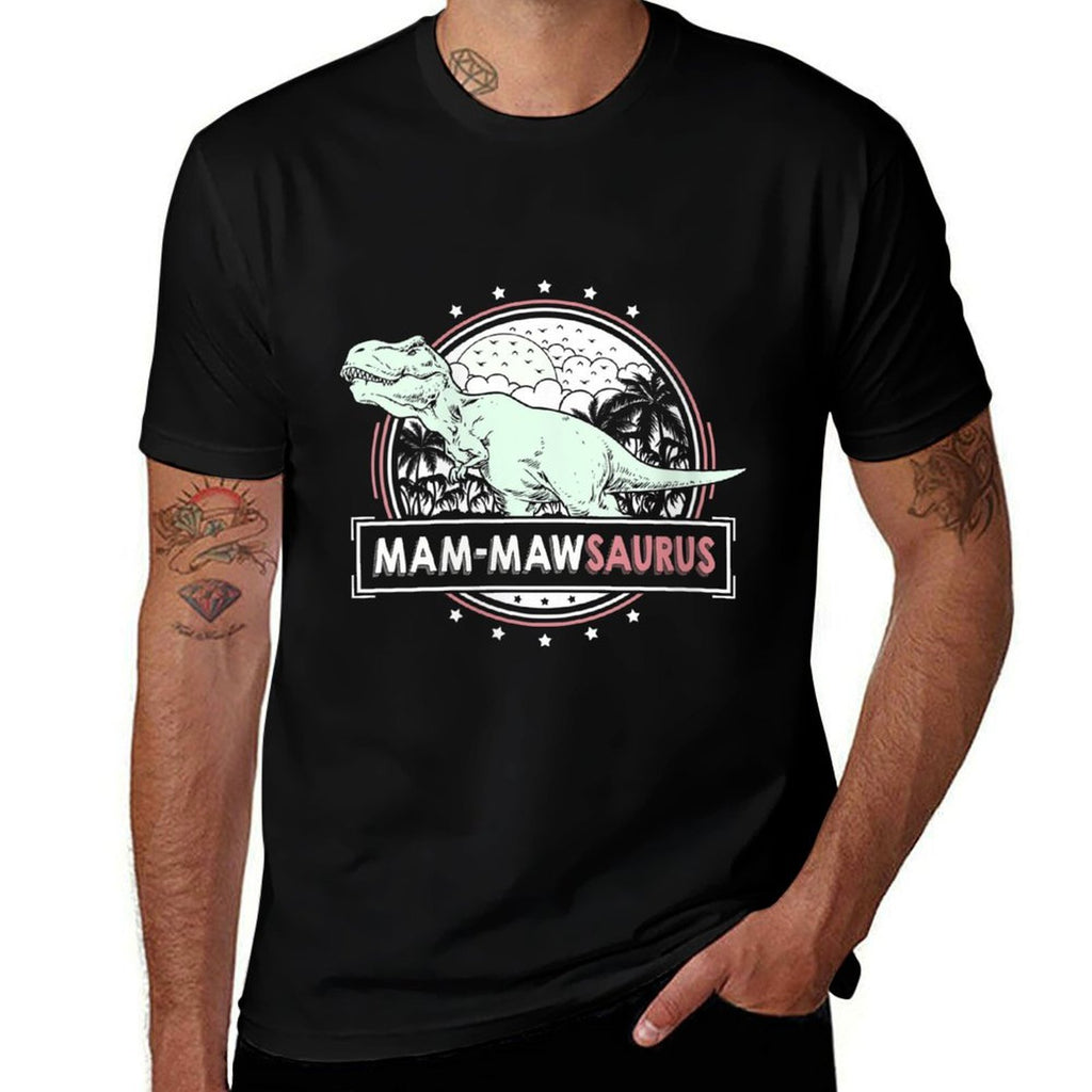 Womens Mam-MawSaurus Mam-Maw Idea for Women Mother's Day Mam-Maw  Odor-resistant T-Shirt