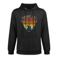 Guitar Lover 50 Years Old Gift, Vintage 1972 50th Birthday Adjustable Hood Hoodie
