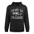 Not Old Im Classic Muscle Car Funny Saying Grandpa Dad Men Pilling-Resistant Hoodie