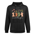 30 Years Old Vintage 1994 30th Birthday Wildflower Women Versatile Streetwear Hoodie