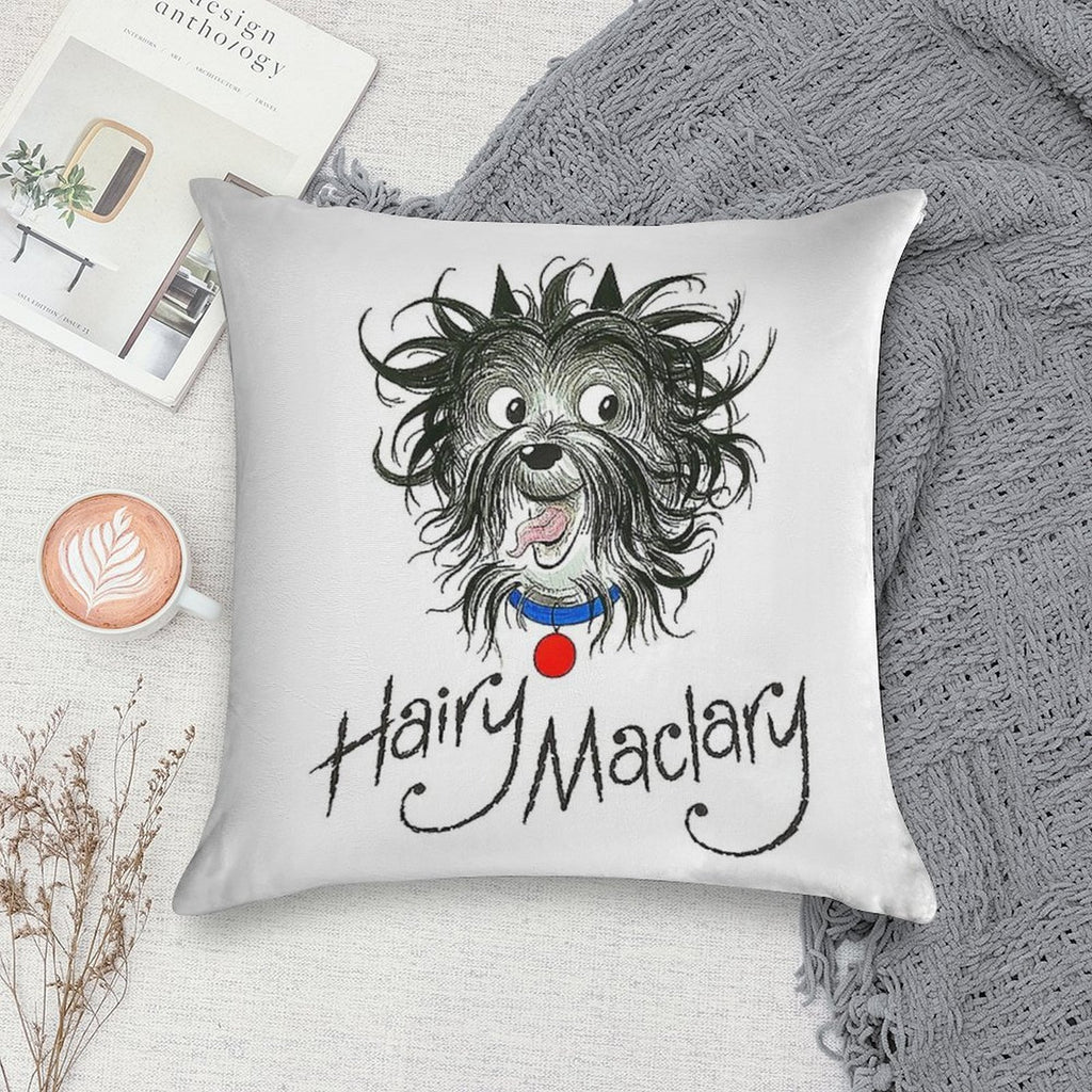 Hairy Maclary Soft Short Plush Fabric Throw Pillow