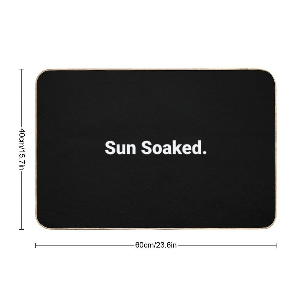Sun Soaked.  Long-Lasting Bath Mat