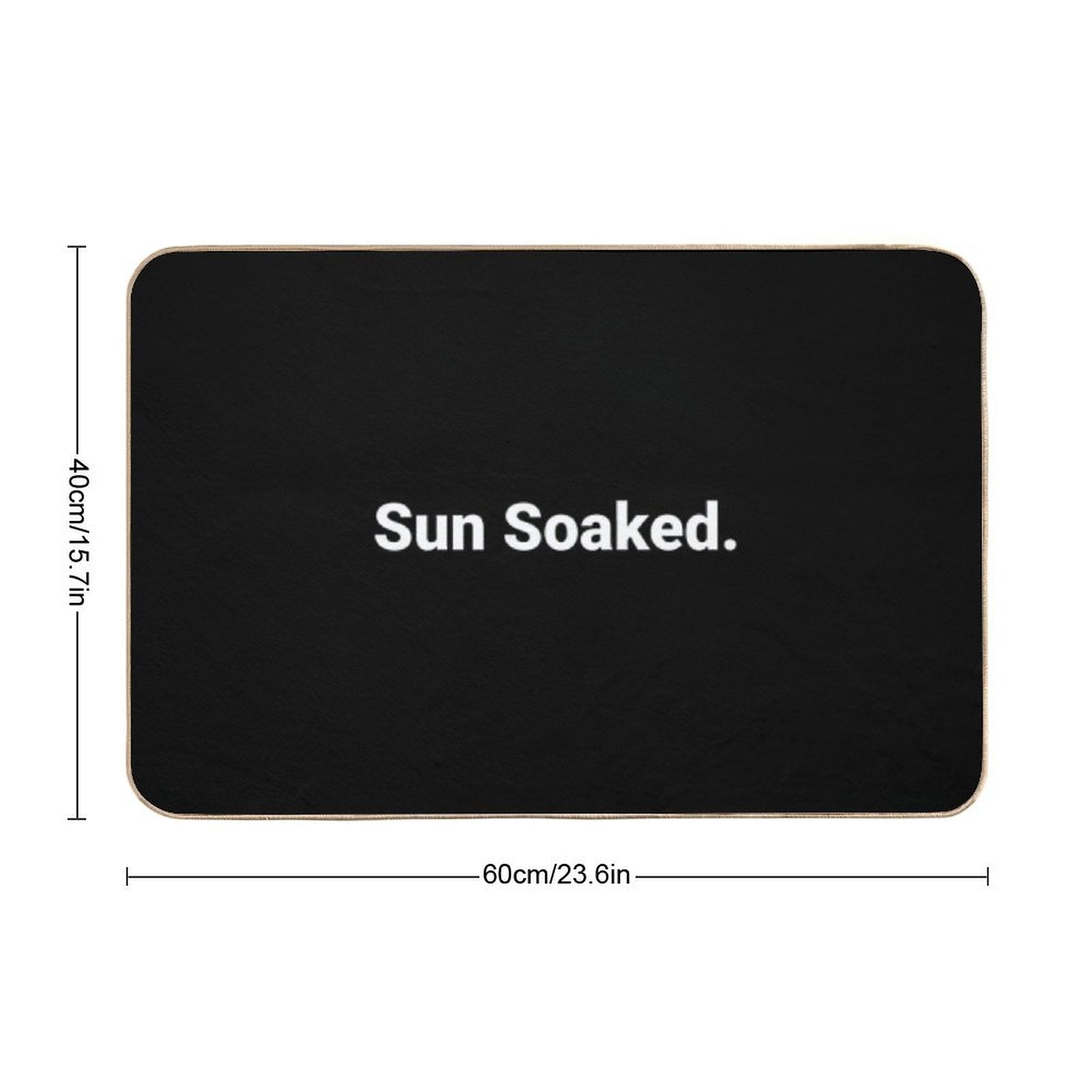 Sun Soaked.  Long-Lasting Bath Mat