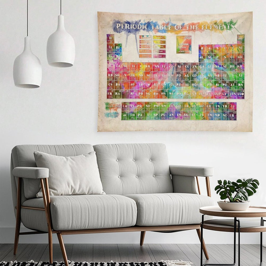 Periodic Table of The Elements 2 Tapestry