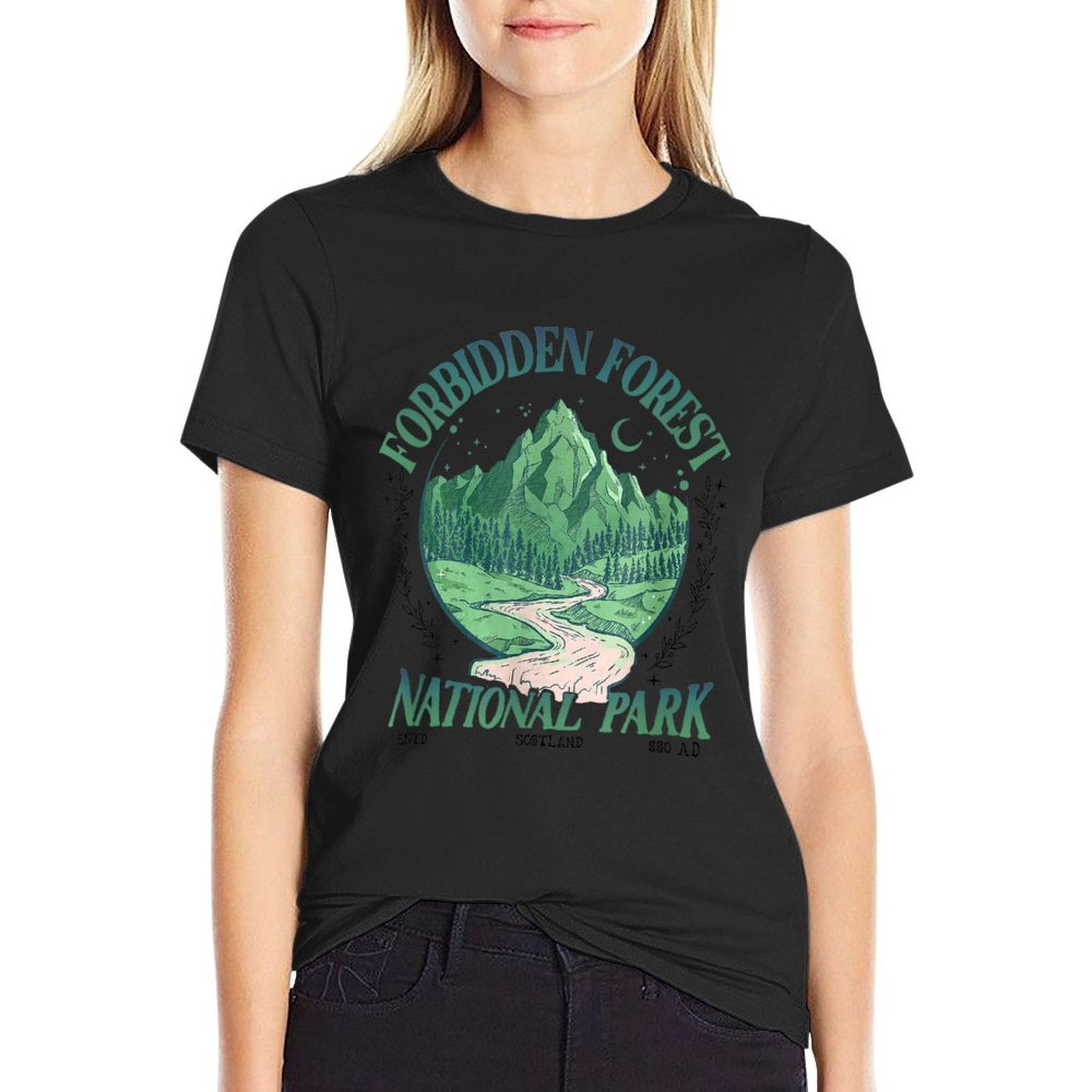 Forbidden Forest National Park Cute Bookish  Quick-drying T-Shirt