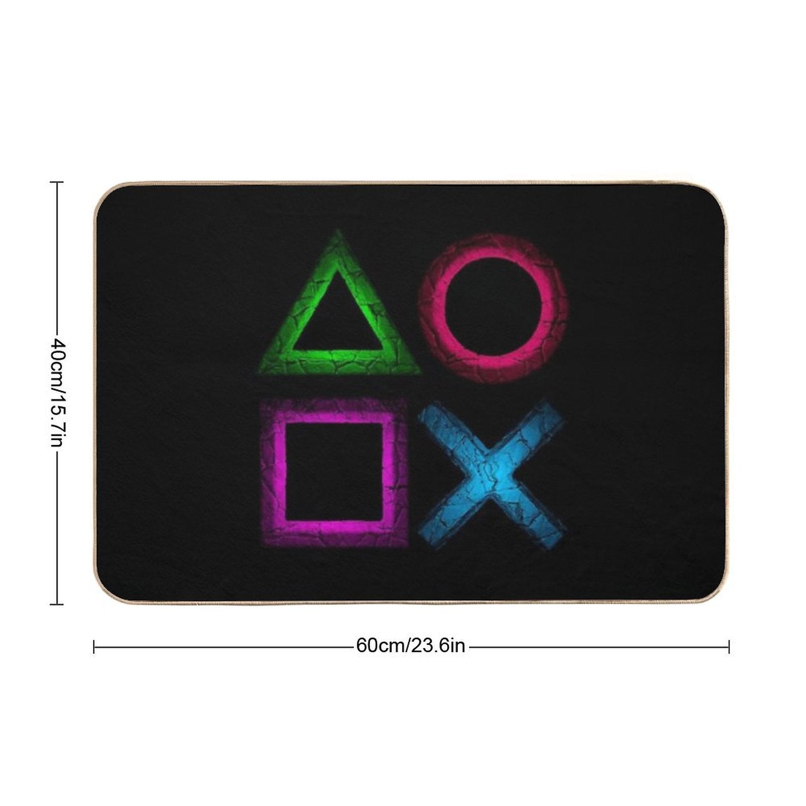 Buttons  Dirt-Trapping Bath Mat