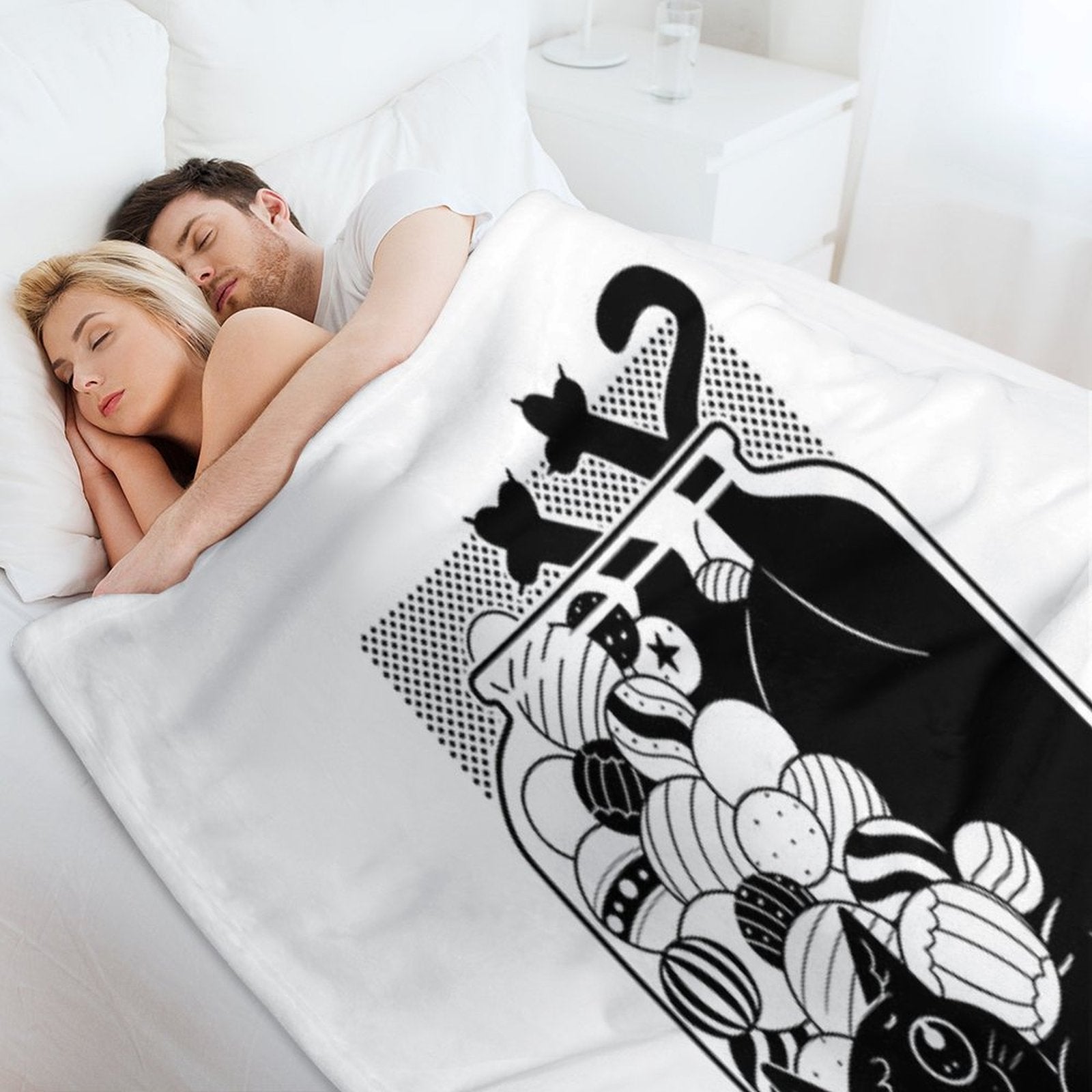 Jingle Cat All-season Throw Blanket