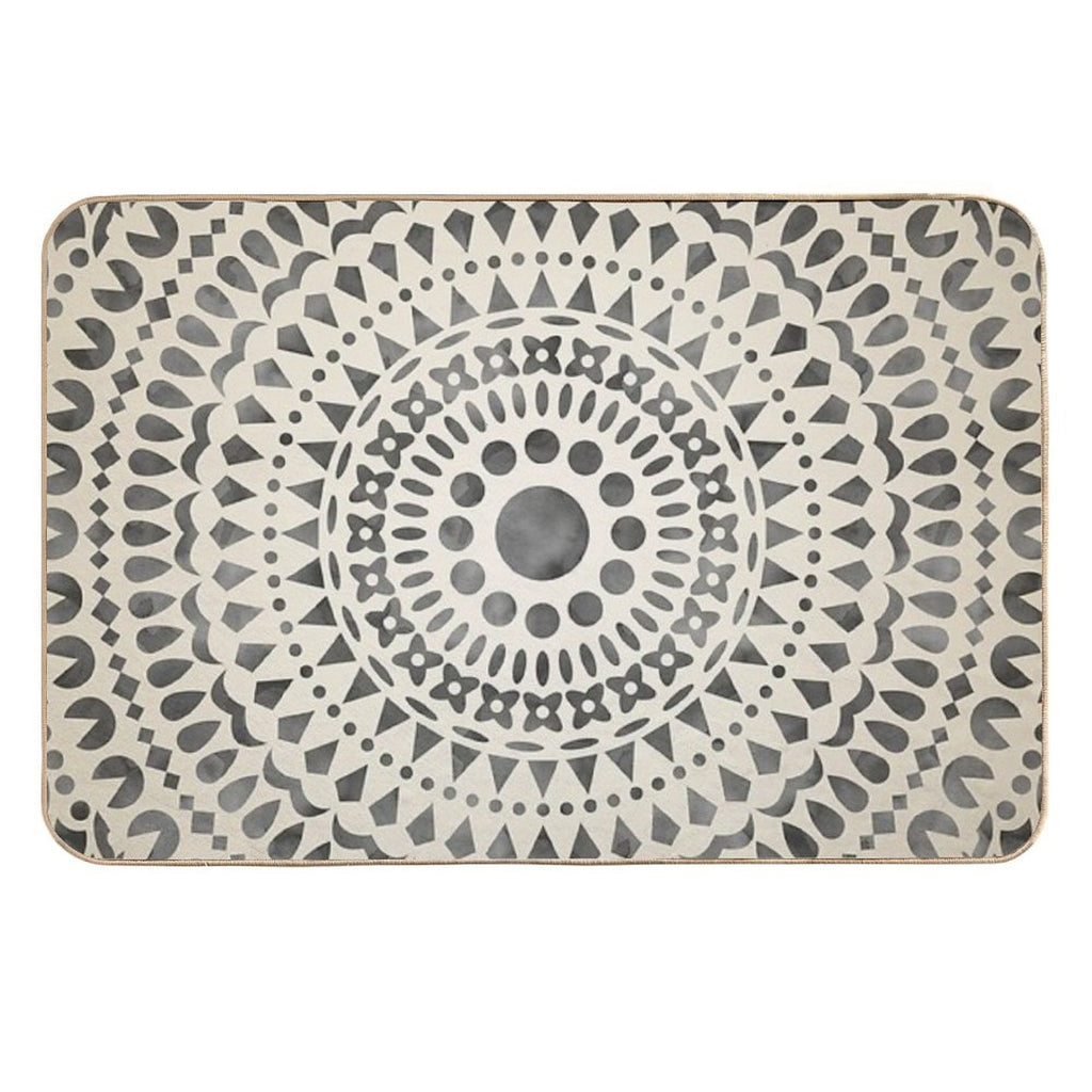 Watercolor Mandala Mandala10w  Multi-Purpose Bath Mat
