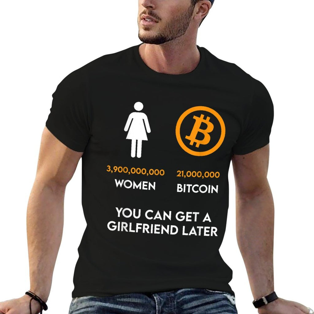 Bitcoin Meme Funny BTC Crypto Gift  Heathered Texture T-Shirt
