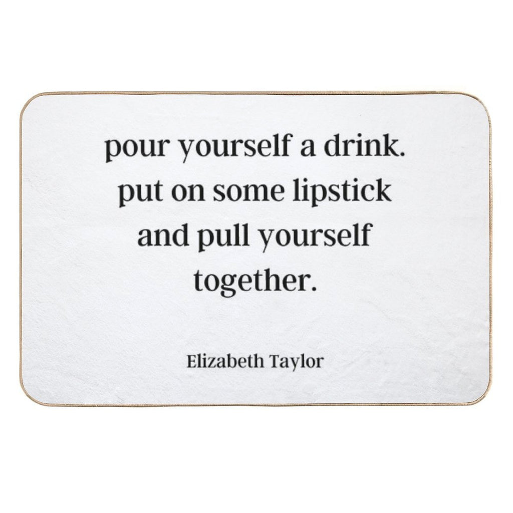 Elizabeth Taylor Advice  Fade-Resistant Bath Mat