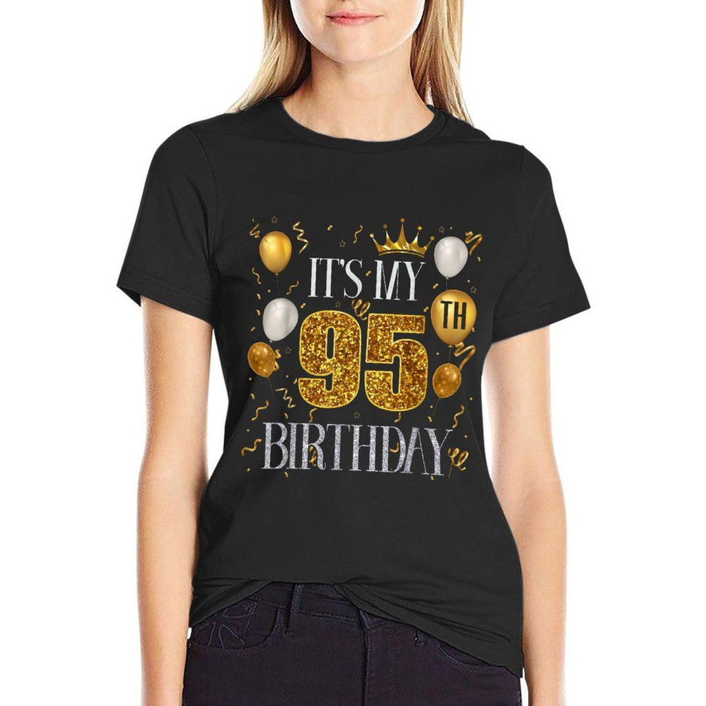 Its My 95th Birthday Happy 1928 Birthday For Men Women  Eco-friendly Material T-Shirt
