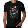 Boho Style Floral Pastel Design Flowers Hipster Streetwear  Moisture-wicking T-Shirt
