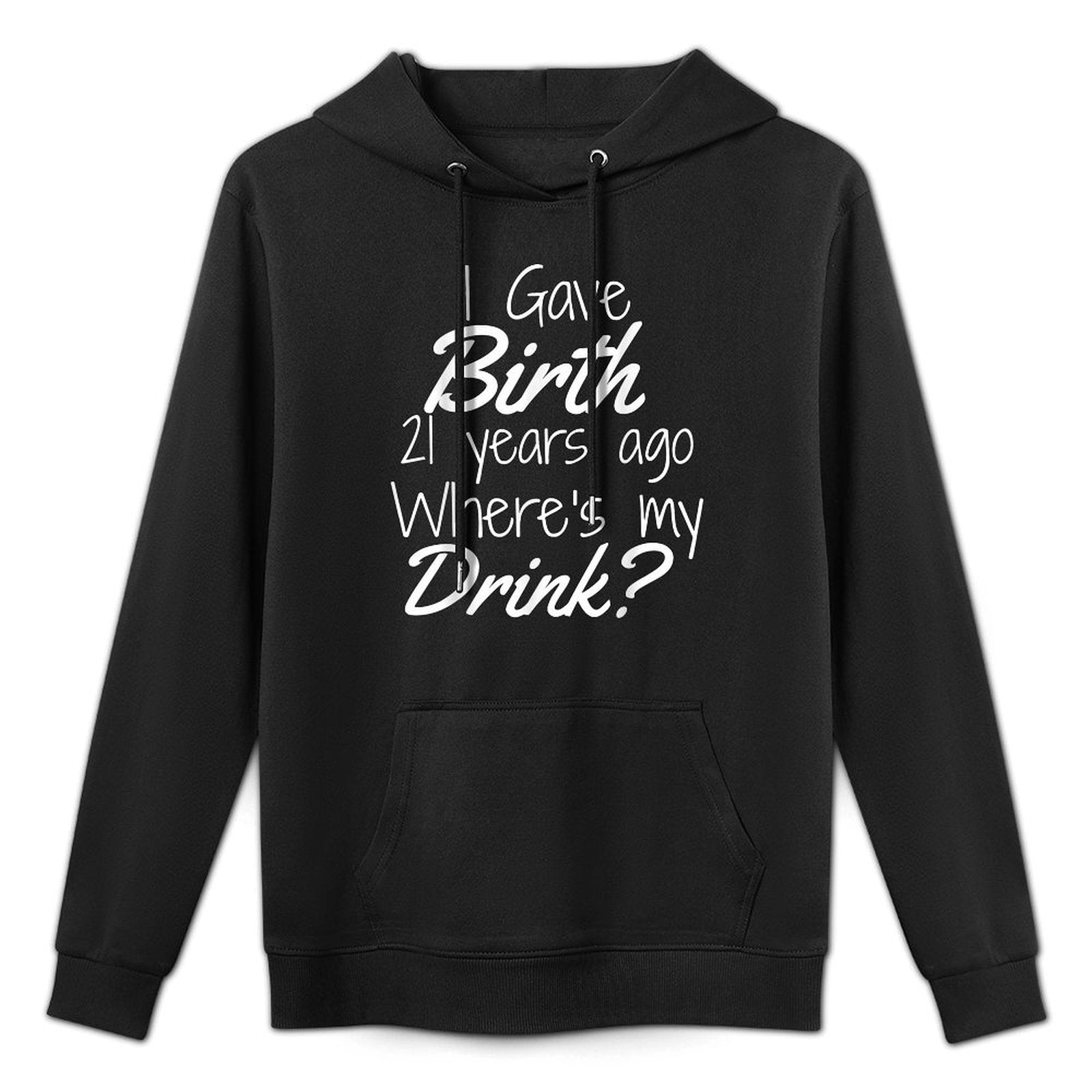 21st Birthday for Mom 21 Year Old Child Son Daughter Gift Medium-Weight Fabric Hoodie