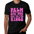 Palm Springs Before The Rings Bachelorette Party Groovy  Lightweight T-Shirt