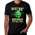 Star Wars Yoda Best 30th Birthday You Will Have Stencil  Quick-drying T-Shirt