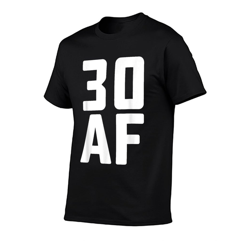 30 AF - 30th Birthday Men Women Thirty Gift  Heathered Texture T-Shirt