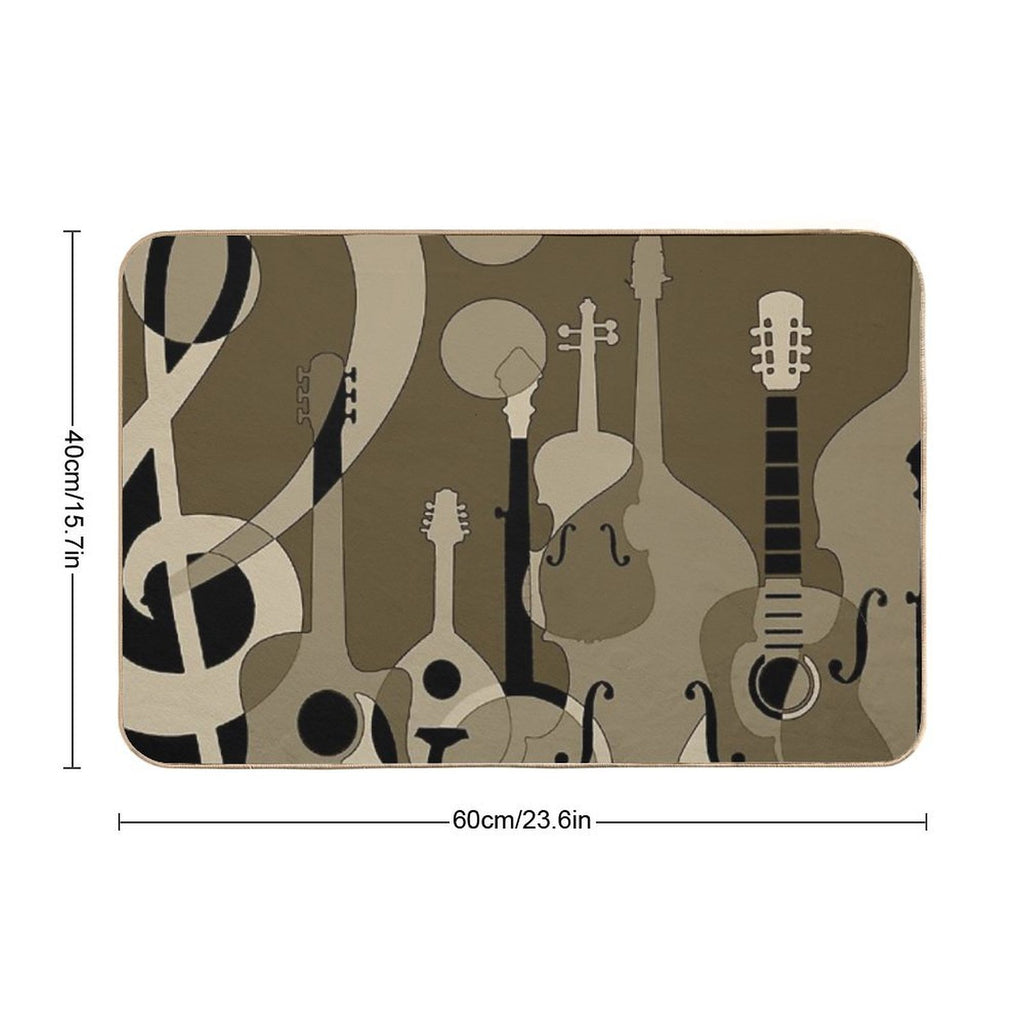 Music Lover  Long-Lasting Bath Mat