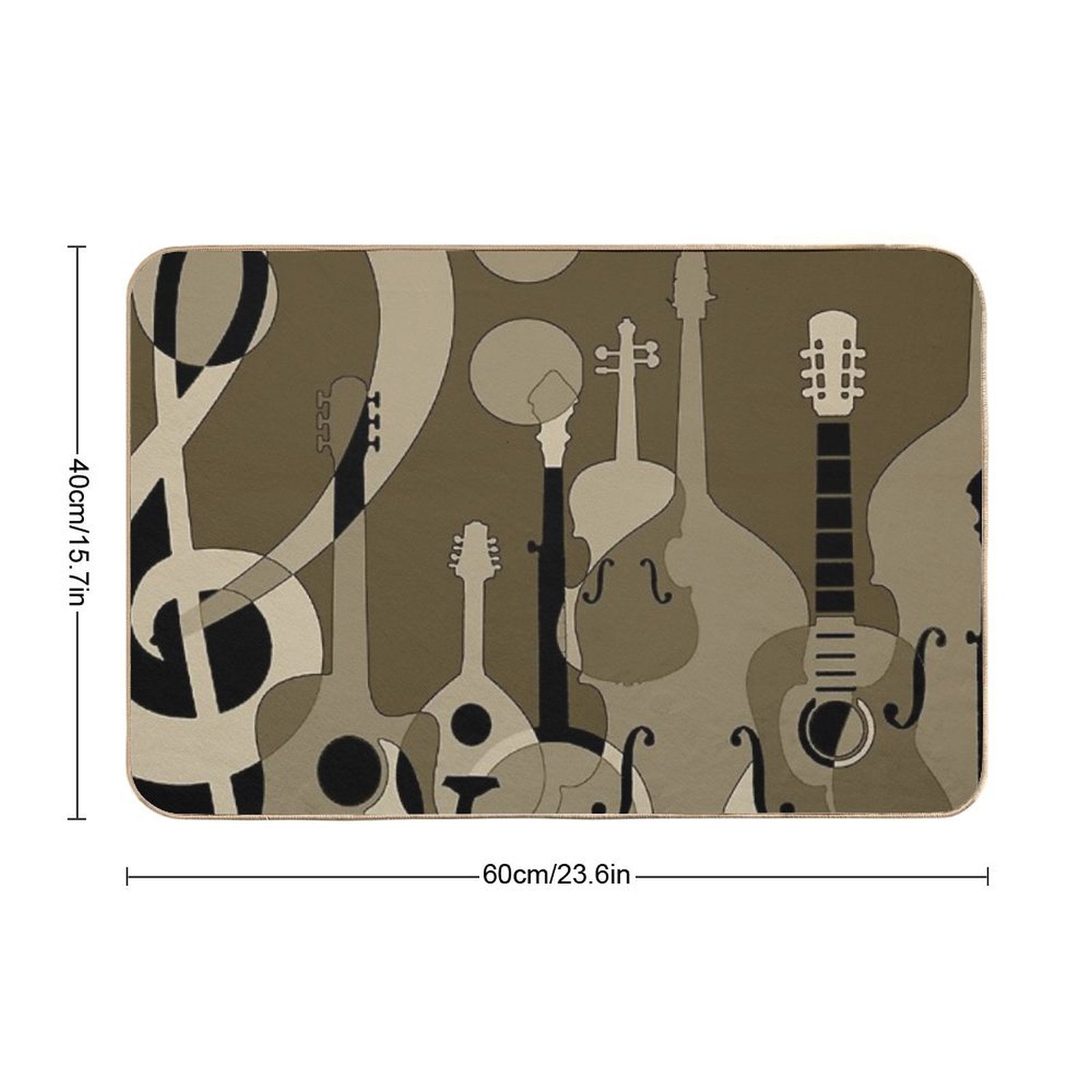 Music Lover  Long-Lasting Bath Mat