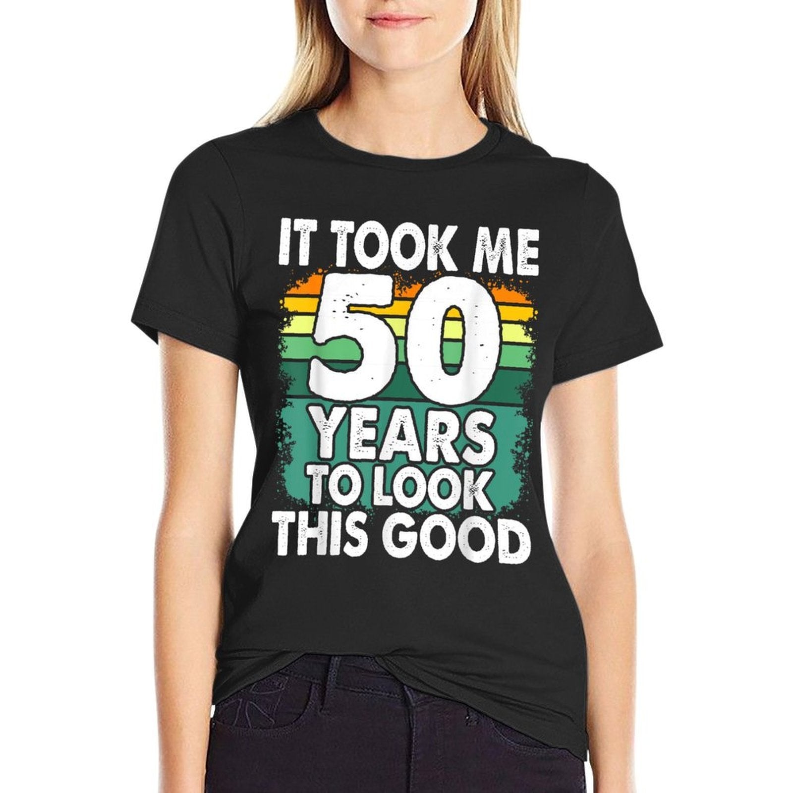 It Took Me 50 Years to Look This Good 50th Birthday  Trendy Pattern T-Shirt